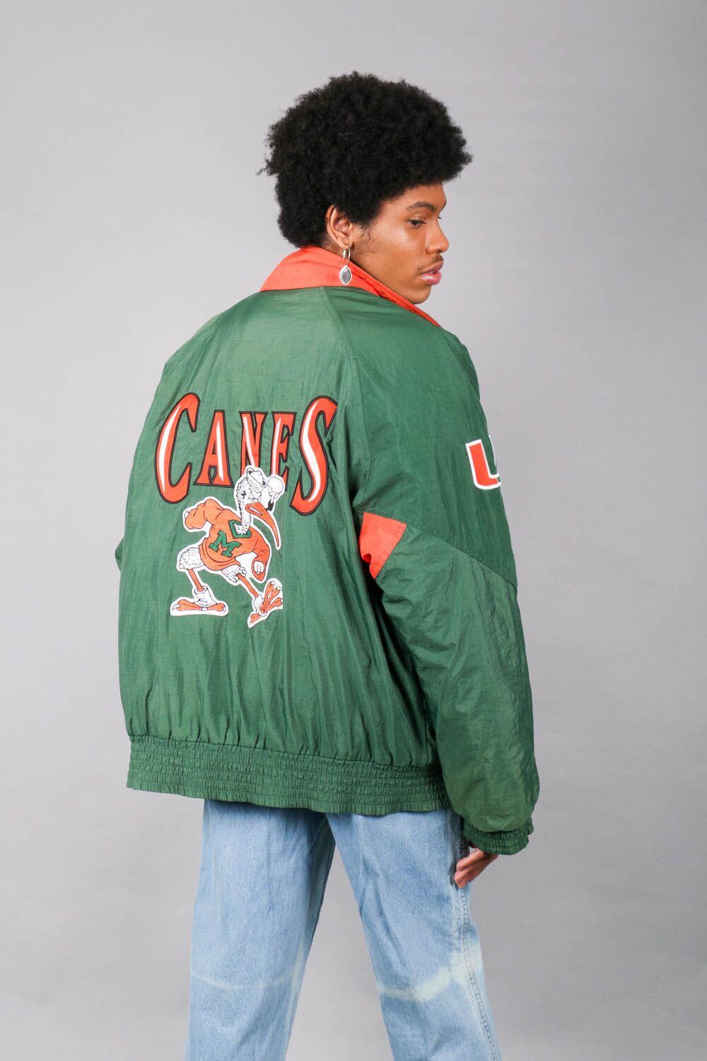 Garimpário Brechó Online - Jaqueta Vintage Nike Miami Hurricanes